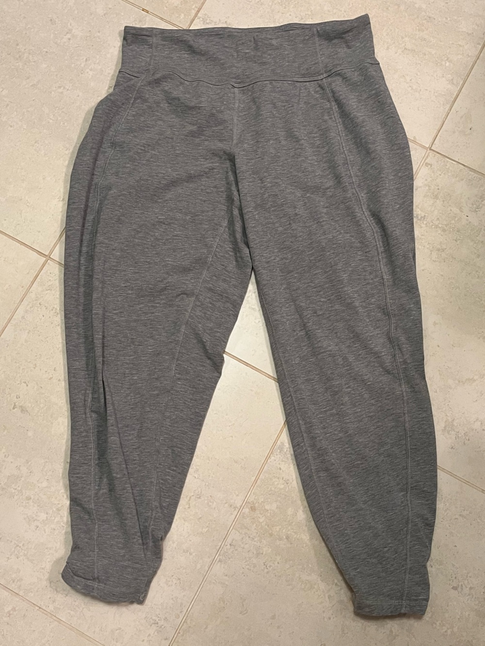 lululemon athletica Heather Gray Superb Pant Size 8